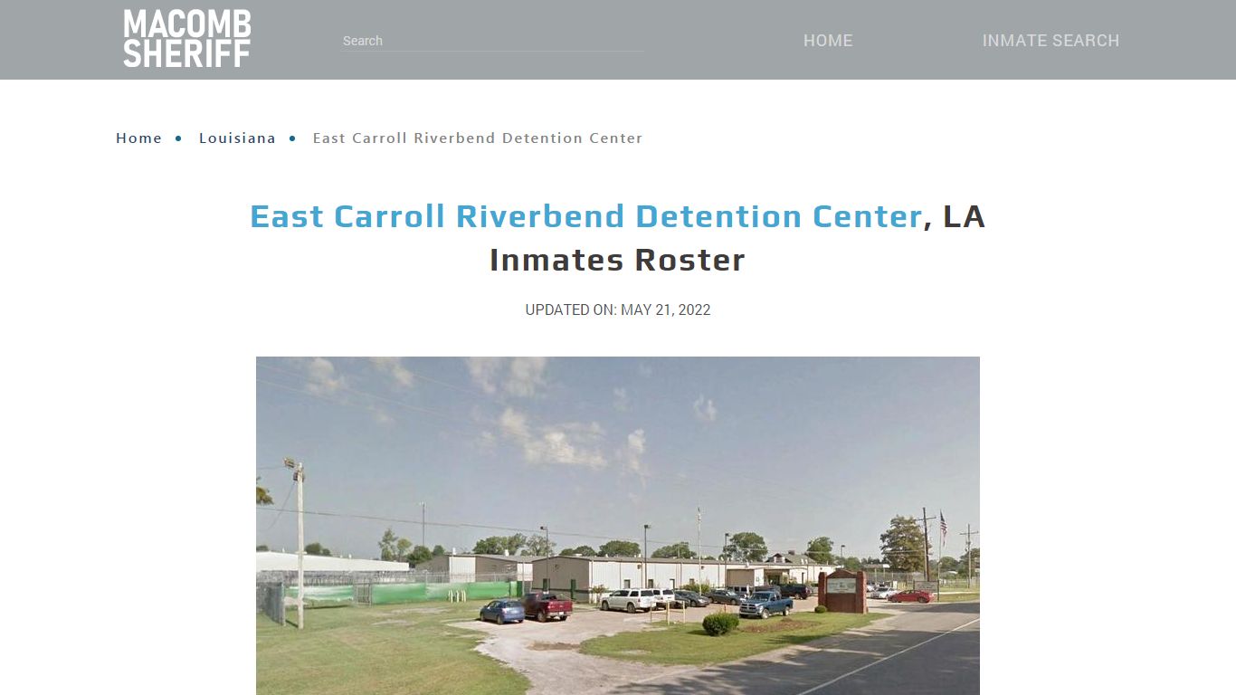 East Carroll Riverbend Detention Center, LA Jail Roster ...