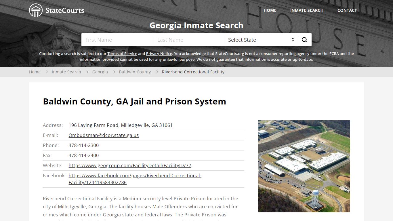 Riverbend Correctional Facility Inmate Records Search ...